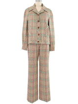 1970s Houndstooth Pant Ensemble