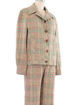 1970s Houndstooth Pant Ensemble