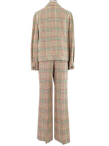 1970s Houndstooth Pant Ensemble