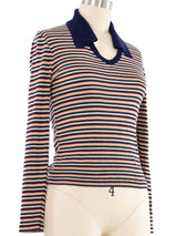 1970s Striped Long Sleeve Tee