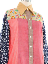 Peter Max Wrangler Multi Panel Shirt Top arcadeshops.com