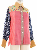 Peter Max Wrangler Multi Panel Shirt Top arcadeshops.com