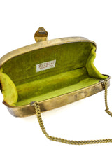 Mid Century Brass Box Bag