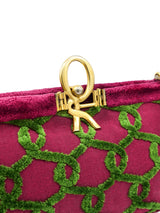 Roberta di Camerino Velvet Shoulder Bag