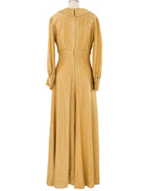 1970s Goldtone Lurex Jumpsuit Jumpsuit arcadeshops.com