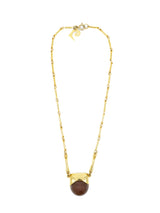 Pierre Cardin Modernist Goldtone Necklace Jewelry arcadeshops.com