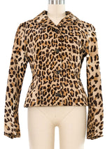 Dolce & Gabbana Printed Ponyhair Blazer Jacket arcadeshops.com