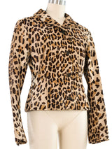 Dolce & Gabbana Printed Ponyhair Blazer Jacket arcadeshops.com