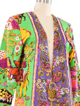 Diane Freis Embellished Printed Jacket Jacket arcadeshops.com