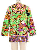 Diane Freis Embellished Printed Jacket Jacket arcadeshops.com
