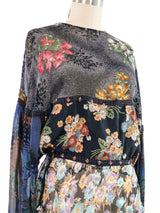 1980s Koos Van Den Akker Mixed Print Top Top arcadeshops.com