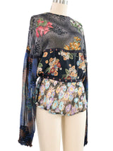 1980s Koos Van Den Akker Mixed Print Top Top arcadeshops.com