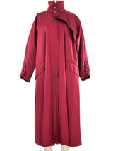 Chloe Wool Lined Trench Coat Outerwear arcadeshops.com