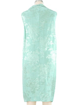 Moschino Mint Satin Twist Dress