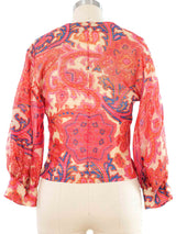 Christian Dior Paisley Top Top arcadeshops.com