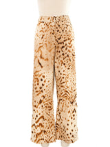 Gianfranco Ferre Animal Print Pant Suit Suit arcadeshops.com