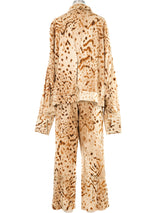 Gianfranco Ferre Animal Print Pant Suit Suit arcadeshops.com