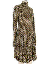 Prada Graphic Printed Jersey Dress