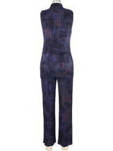 Issey Miyake Dye Print Pant Ensemble