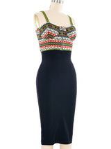 Jean Paul Gaultier Knit Bodice Slip Dress