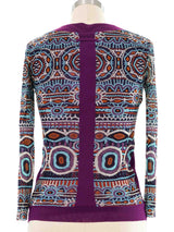 2000s Jean Paul Gaultier Tribal Print Top