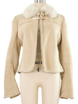 Loewe Shearling Cropped Jacket