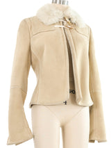 Loewe Shearling Cropped Jacket