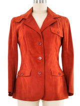 Loewe Rust Suede Jacket