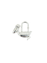 1992 Hermes Cadena Pelican Padlock Keychain Accessory arcadeshops.com