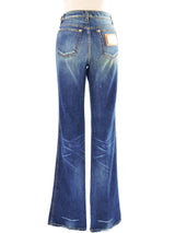 Roberto Cavalli Nameplate Denim Bottom arcadeshops.com