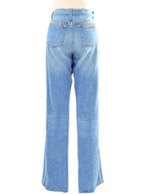 Roberto Cavalli Crystal Embellished Denim Bottom arcadeshops.com