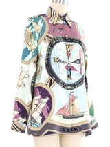 Hermes Belles Amures Silk Top Top arcadeshops.com