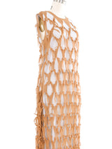 2022 Maison Margiela Deconstructed Chiffon Net Dress Bottom arcadeshops.com