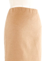 Prada Ruffle Trim Felted Skirt Bottom arcadeshops.com