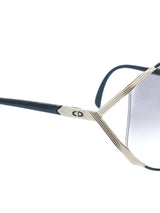 Christian Dior Enameled Wire Frame Sunglasses
