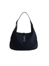 Gucci Black Canvas Jackie Bag