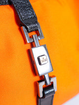 Gucci Orange Nylon Jackie Bag