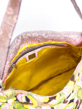 Fendi Floral Embroidered Mama Baguette