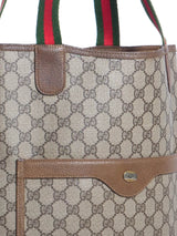 Gucci Monogram Web Handle Tote