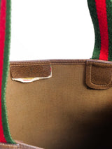 Gucci Monogram Web Handle Tote