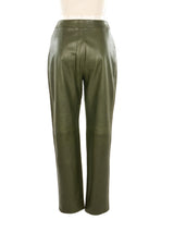 2001 Chanel Leather Trousers Bottom arcadeshops.com