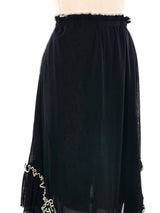 Jean Paul Gaultier Mesh Ruffle Skirt Bottom arcadeshops.com