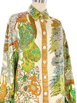 Hermes Les Legendes de L'Arbre Silk Top Top arcadeshops.com