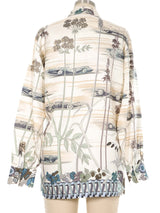 Hermes Les Bolides Silk Top