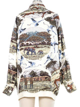 Hermes Tanzanie Silk Top Top arcadeshops.com