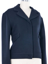 2002 Yeohlee Black Wool Utility Jacket Jacket arcadeshops.com