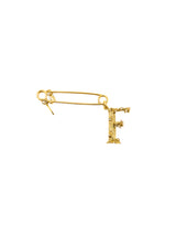 Oscar de la Renta F Initial Brooch Jewelry arcadeshops.com