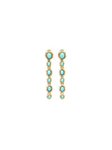 Oscar de la Renta Turquoise Drop Earrings Jewelry arcadeshops.com