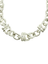 Oscar de la Renta Chrome Collar Jewelry arcadeshops.com