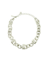 Oscar de la Renta Chrome Collar Jewelry arcadeshops.com